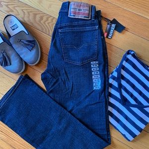 DIESEL Fanker Boot Cut Jeans Sz 30 NWT